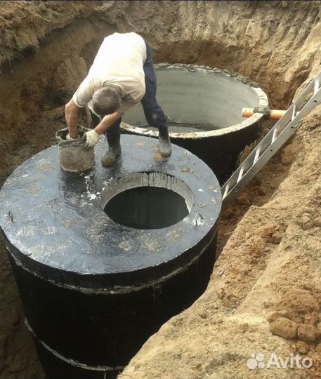 Септик под ключ, канализация, водопровод