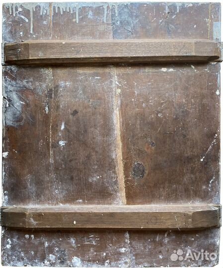 Икона старинная храмовая Патриарх Гермоген сусалка