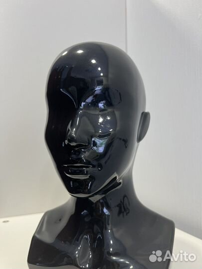 Манекен голова черная