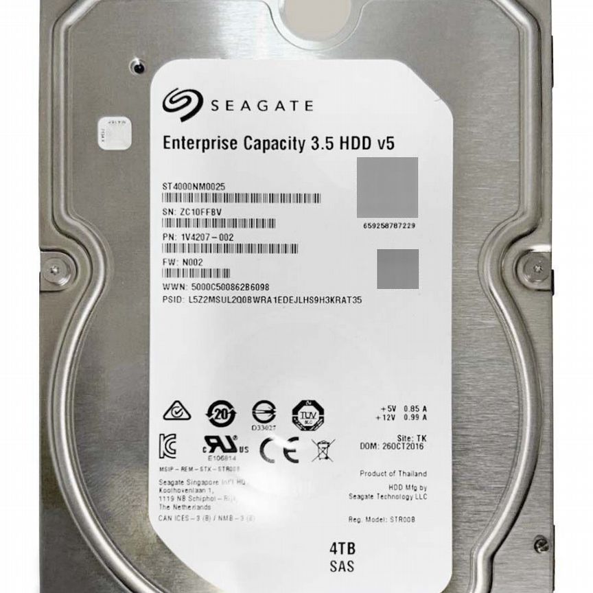 [ST4000NM0025] Жесткий Диск Seagate 4tb Sas 3.5 Hdd St4000nm0025