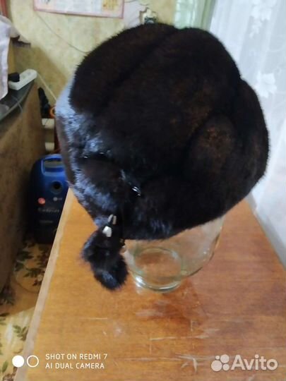 Шапка норковая женская