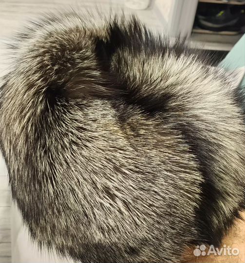 Шапка из чернобурки женская