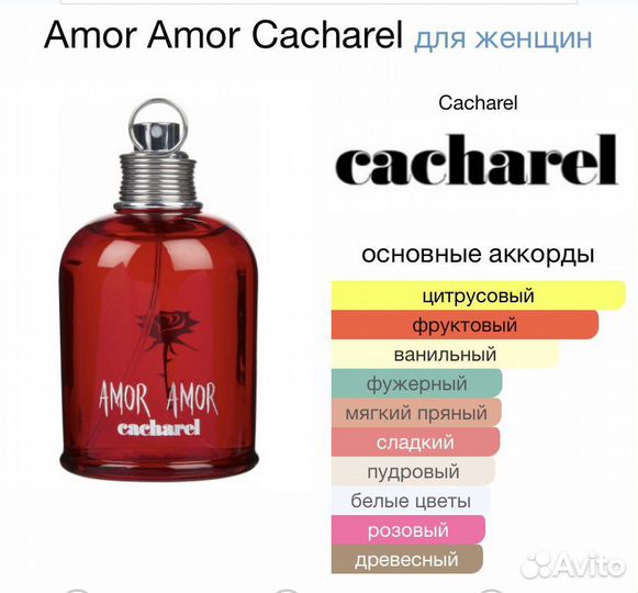 Духи женские Amor Amor Cacharel