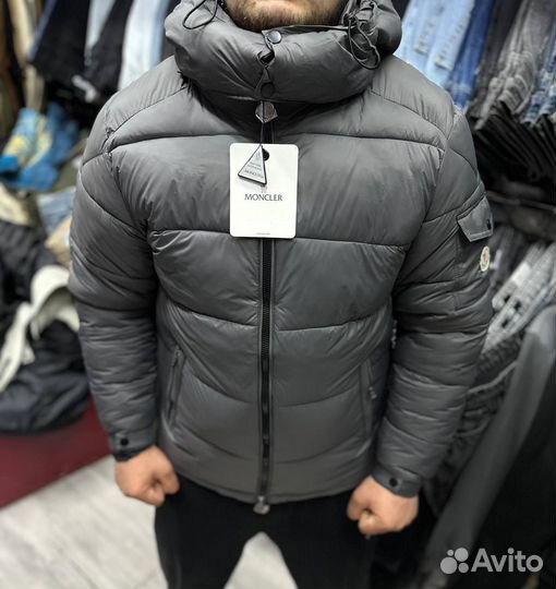 Куртка зимняя Moncler пуховик мужской Premium