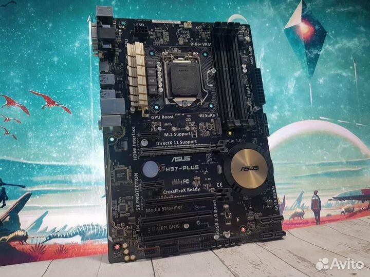 Материнская плата Asus H97-Plus на Lga1150