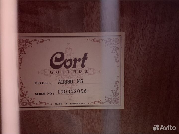 Акустическая гитара cort ad 880 ns