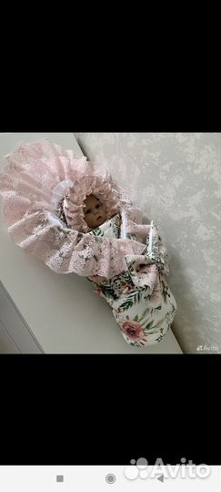 Конверт на выписку с кружевом