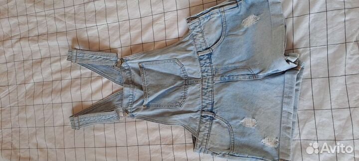 Комбинезон джинсовый летний женский Pull&Bear