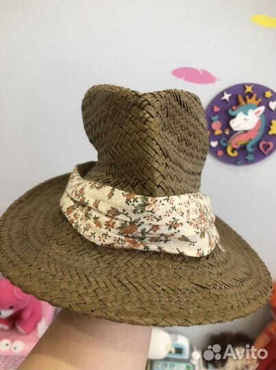 Шляпа плетённая мужская