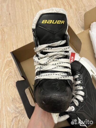 Хоккейные коньки bauer детские 28 размер