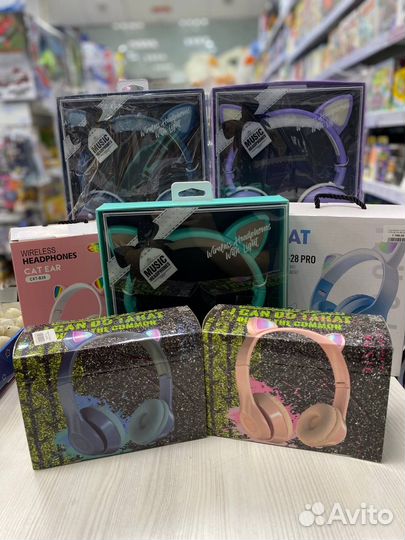 Наушники беспроводные с ушками