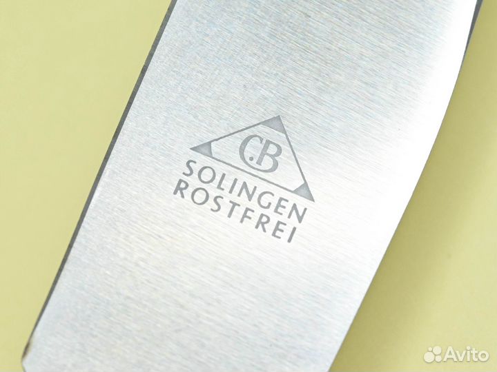 Нож вилка мусат олений рог Золинген Германия