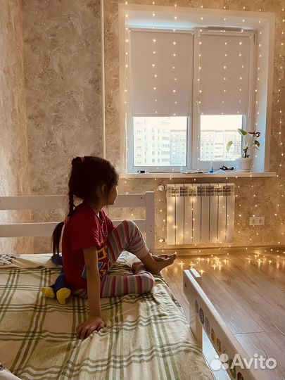 Гирлянда штора с пультом, USB занавес, медная нить