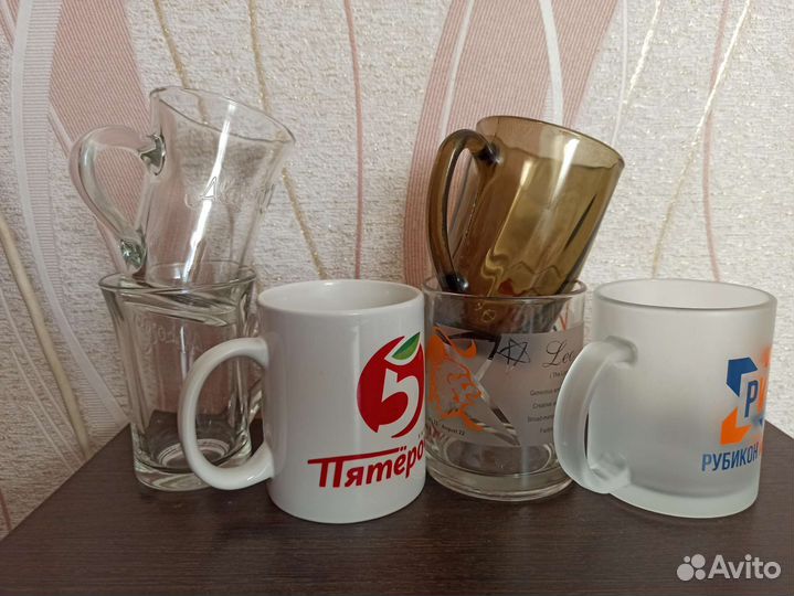 Кружка стеклянная