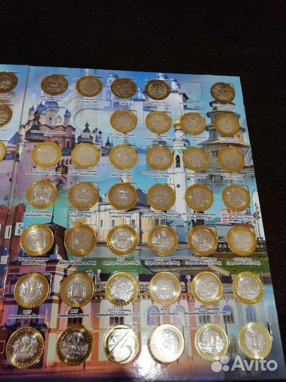 Набор биметаллических монет