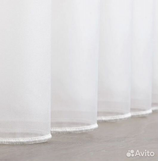 Тюль вуаль с утяжелителем (на отрез)