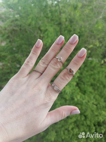 Серебряные Кольца 16-17