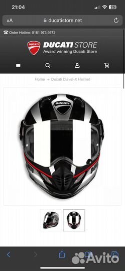 Arai Ducati Diavel-X Helmet размер M