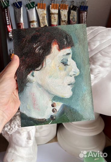 Картина маслом, Ахматова, 15/20 см