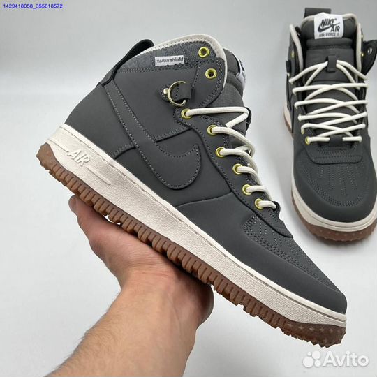 Кроссовки Nike Air Force 1 Duckboot (с мехом) (Арт.67815)