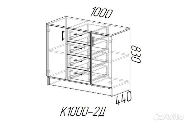 Комод К1000