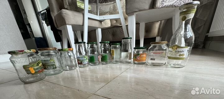 Банки стеклянные бу бесплатно