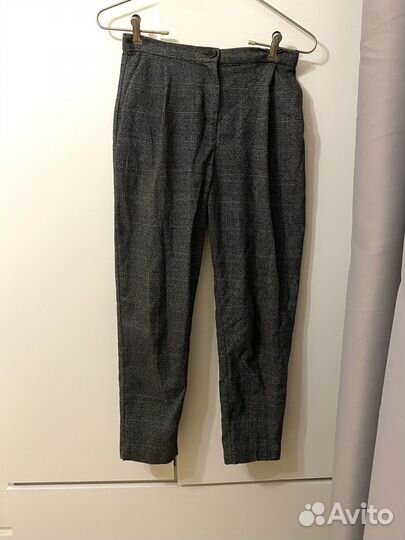 Брюки с вискозой серые