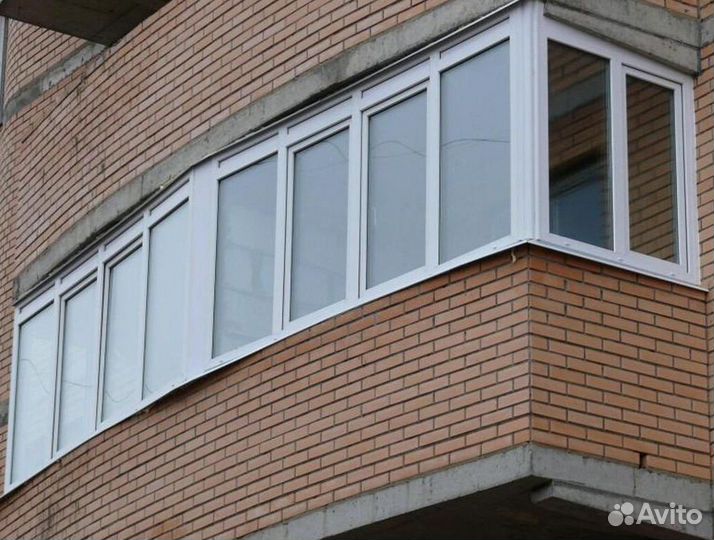 Остекление балконов и лоджий под ключ A9138