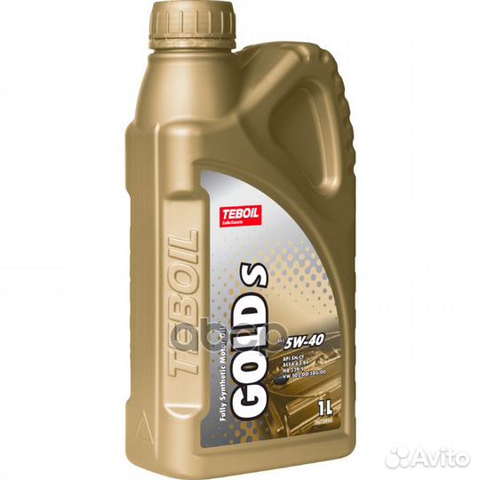 5W-40 Gold S A3/B4 SN/CF 1л (синт. мотор. масло)