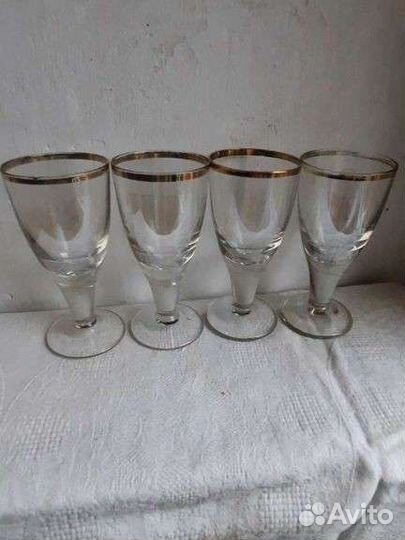 Рюмки на ножке ссср, стекло