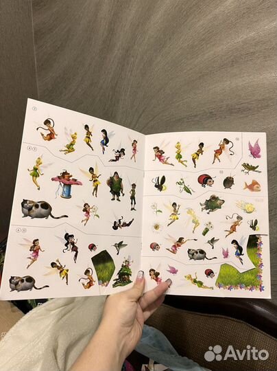Журнал с наклейками Феи