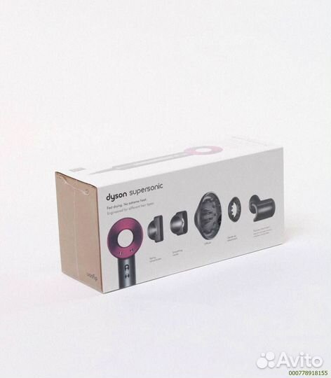 Фен Dyson Supersonic (Malaysia) HD08 «1к1» Фуксия