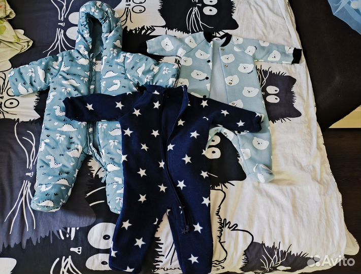 Вещи пакетом на мальчика 62 (39шт)