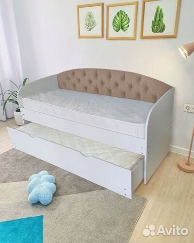 Кроватка из лдсп софа цвет с бортом для малыша