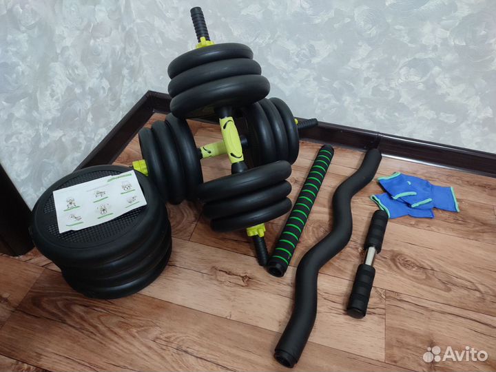 Набор штанга и гантели
