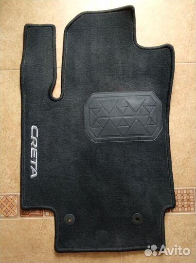 Комплект текстильных ковриков Крета (Creta) 4 шт