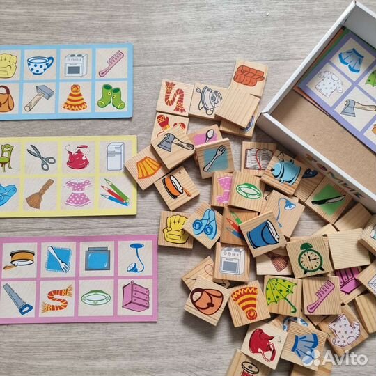 Настольные игры и книги для дошкольников пакетом