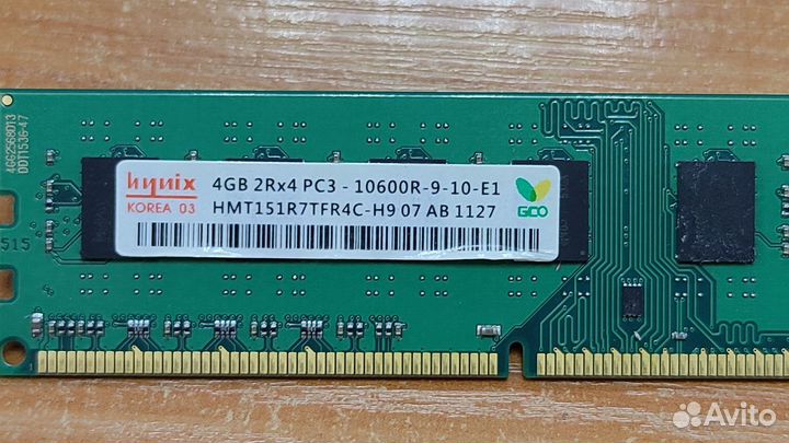 Память DDR3 4Gb PC-10600