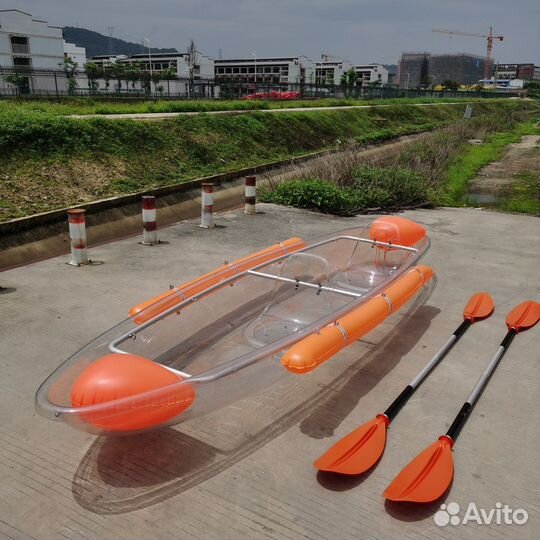 Прозрачный каяк прозрачная лодка