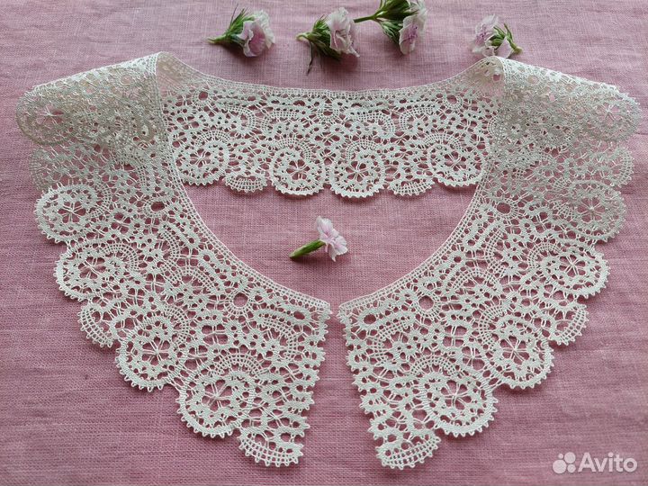 Воротник кружевной, вологодское кружево