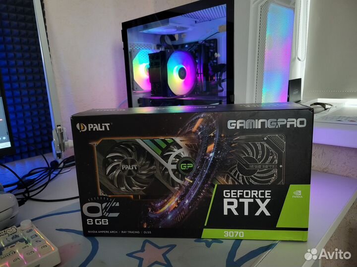 Игровая видеокарта RTX 3070 Palit Jetstream OC