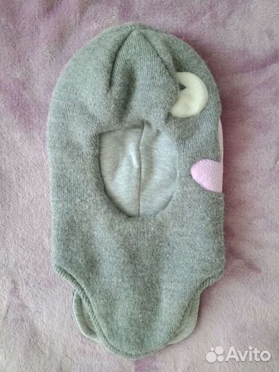 Шапка-шлем зимняя детская