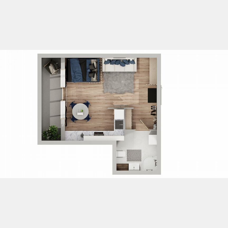 Квартира-студия, 34,2 м², 7/8 эт.