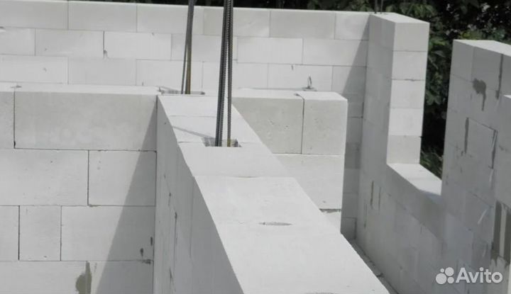 Стеновые блоки Д-500 600/300/300 мм