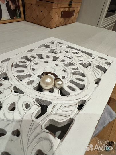 Кольцо с жемчугом