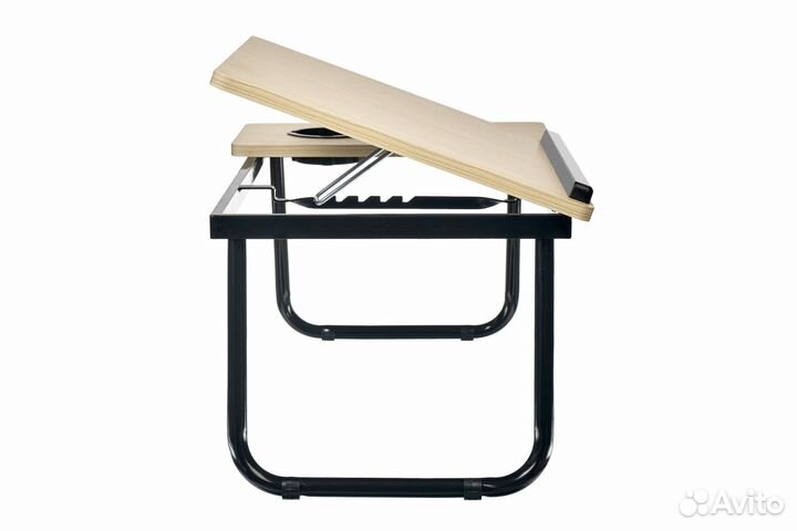 Стол складной с подъёмной крышкой и подстаканнико