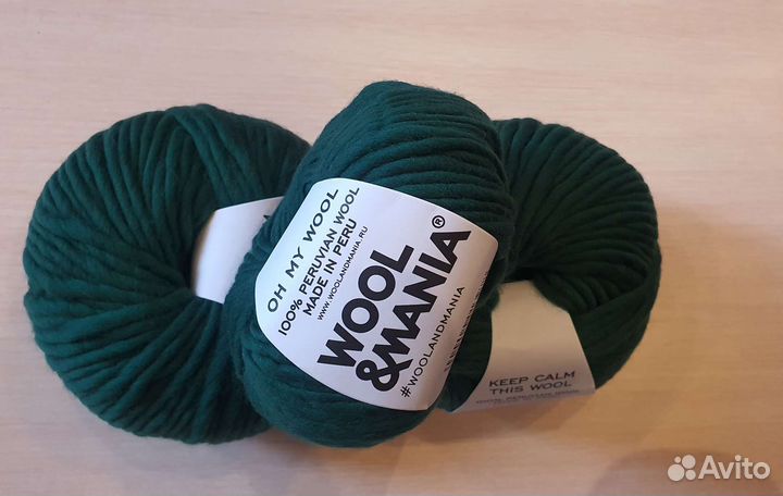 Пряжа Wool&mania 100 перуанская шерсть