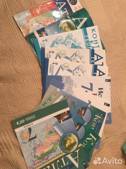 Атласы, контурные карты