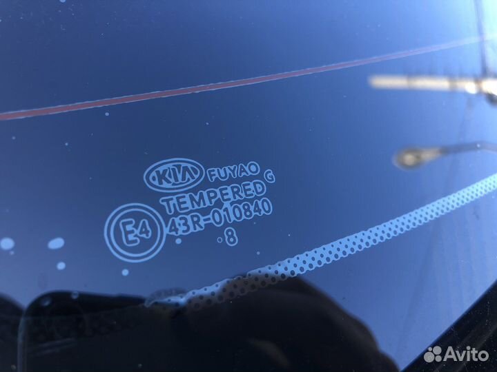 Стекло заднее ветровое киа рио 4 2018 г