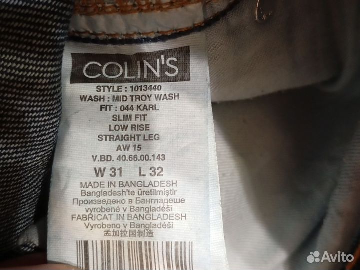 Джинсы collins